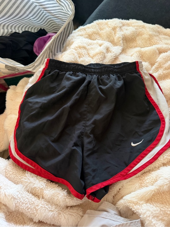 Nike Pants - Nike Black Shorts with Red and White Trim